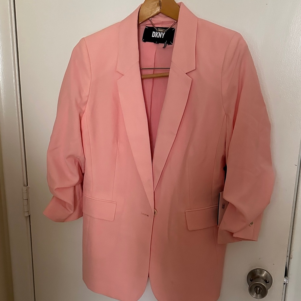 DKNY Soft Pink Women's Blazer